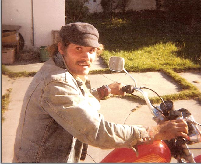 Bill, on his little Harley