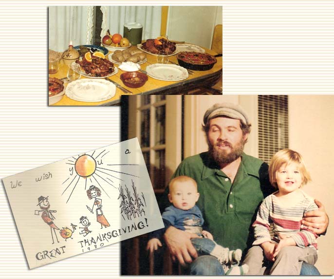 Bill with Jeremy & nephew, Yarma, Thanksgiving '80